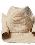 Woman Wearing Made in Mada Hat AZIZ - hat LUXAMORE