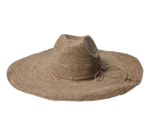Woman Wearing Made in Mada Hat AZIZ - hat LUXAMORE